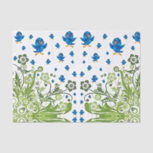 Decorative tissue paper birds