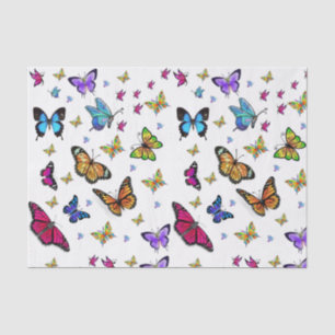 Decorative tissue paper butterflies