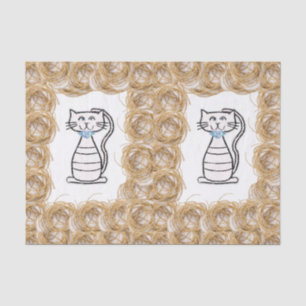 Decorative tissue paper Cat