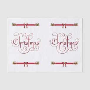 Decorative tissue paper christmas