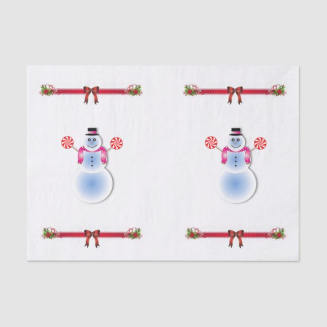 Decorative tissue paper christmas (Front)