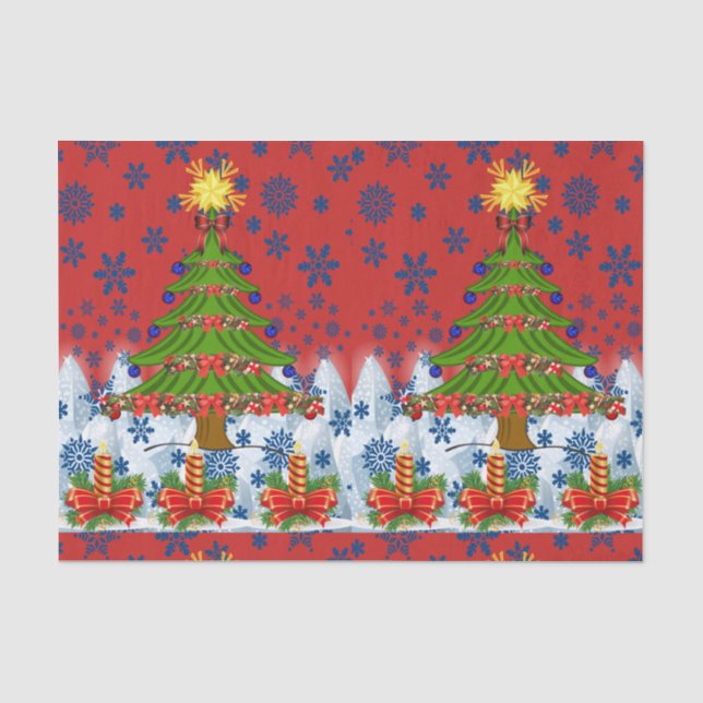 Decorative tissue paper christmas (Front)