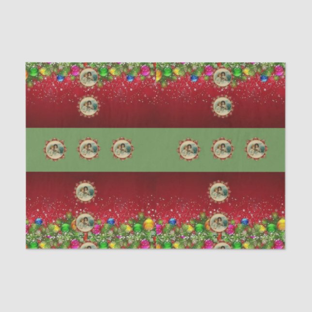 Decorative tissue paper christmas (Front)