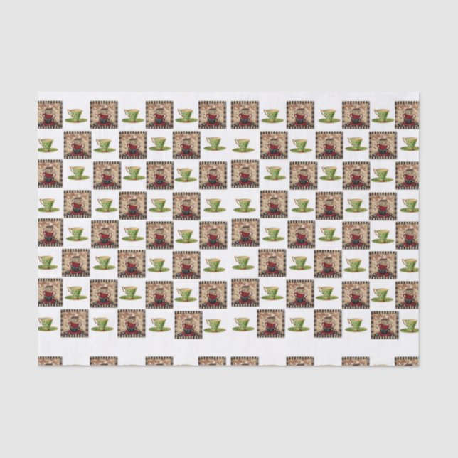 Decorative tissue paper Coffee Cup (Front)