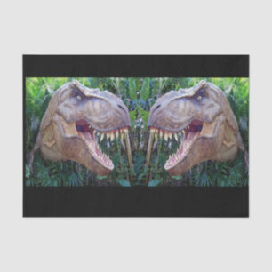 Decorative tissue paper dinosaurs