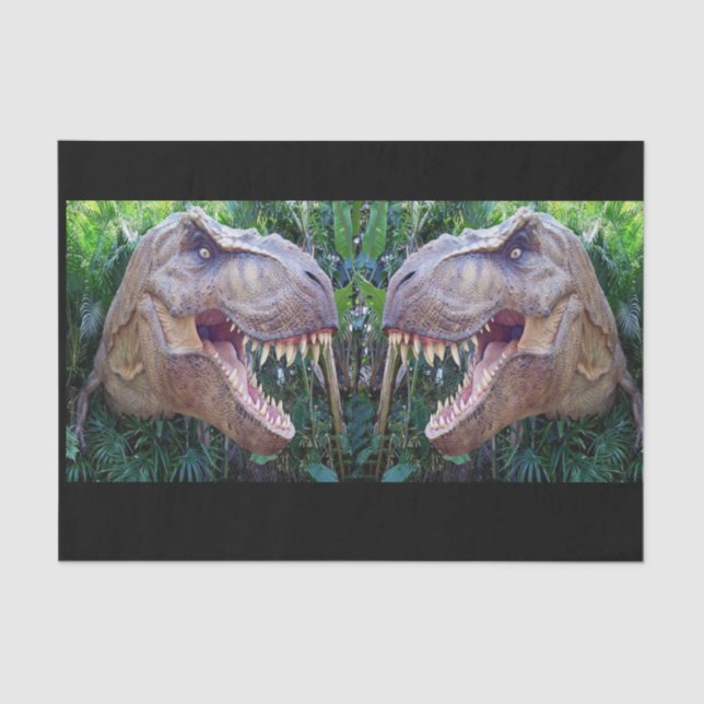 Decorative tissue paper dinosaurs (Front)