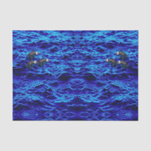 Decorative tissue paper dophins