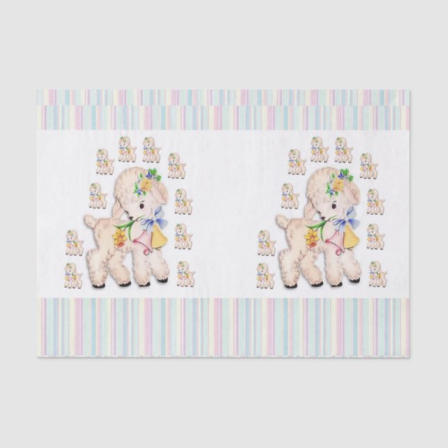 Decorative tissue paper easter (Front)