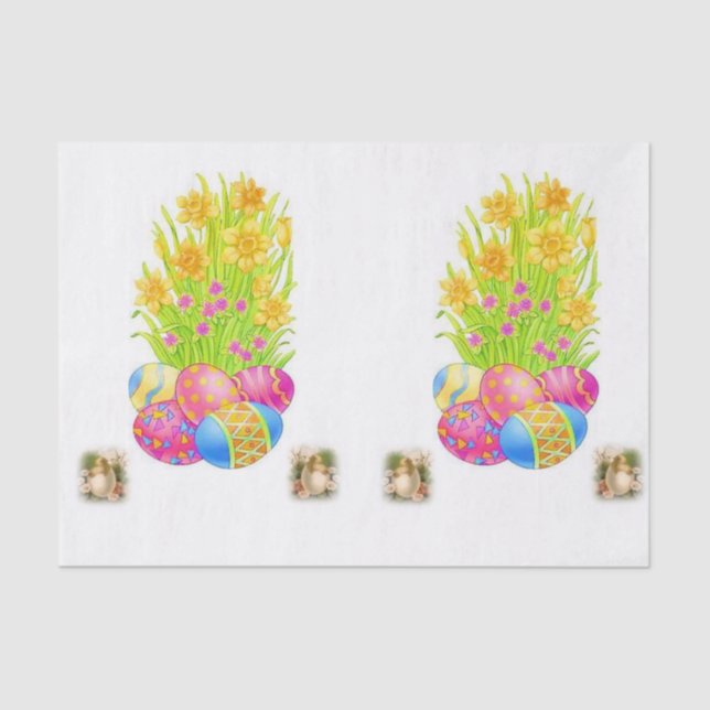 Decorative tissue paper easter (Front)