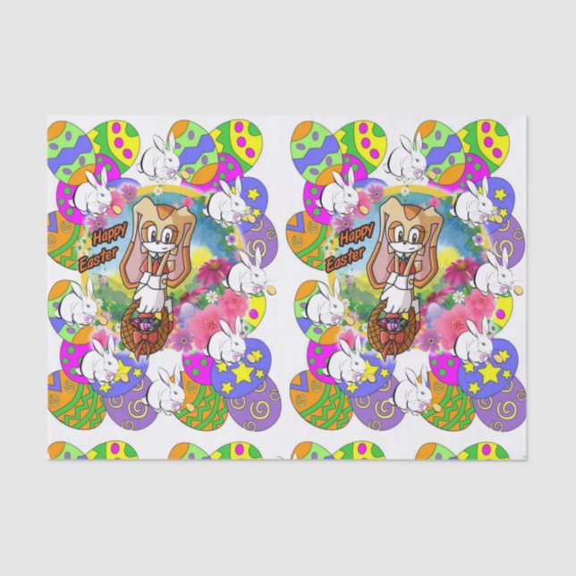 Decorative tissue paper easter (Front)
