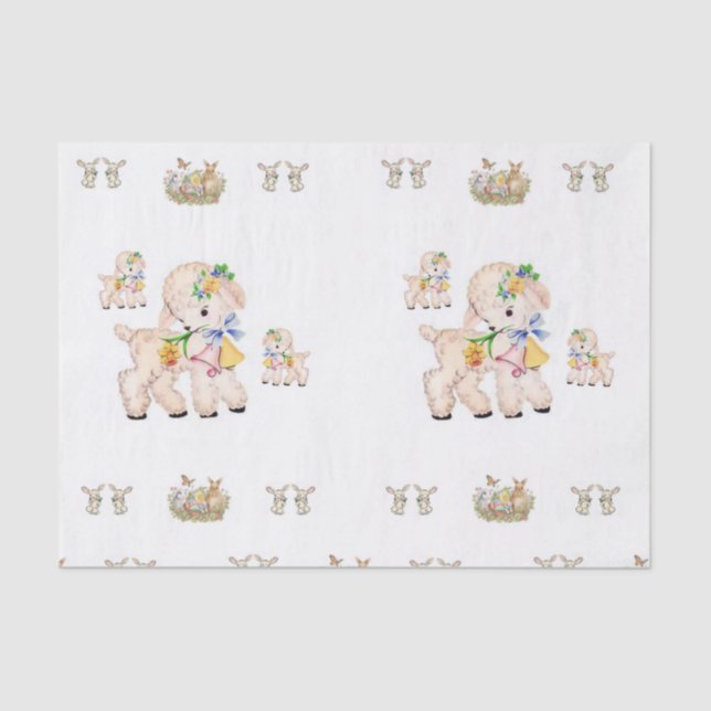 Decorative tissue paper easter (Front)