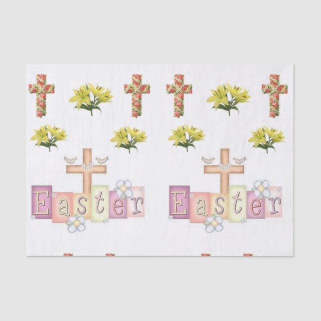 Decorative tissue paper easter (Front)