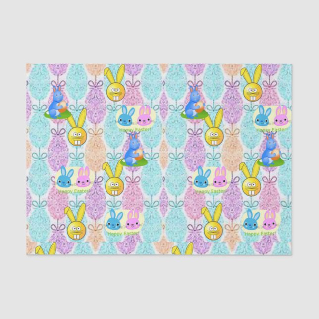 Decorative tissue paper easter (Front)