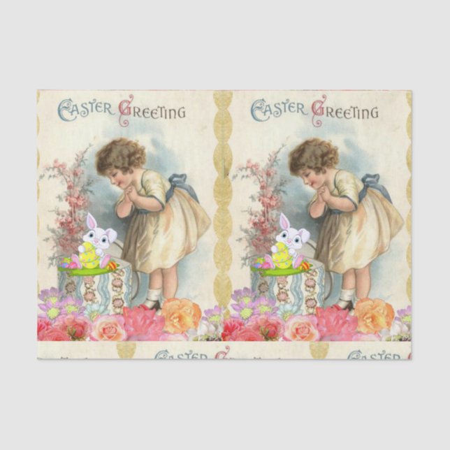 Decorative tissue paper easter (Front)