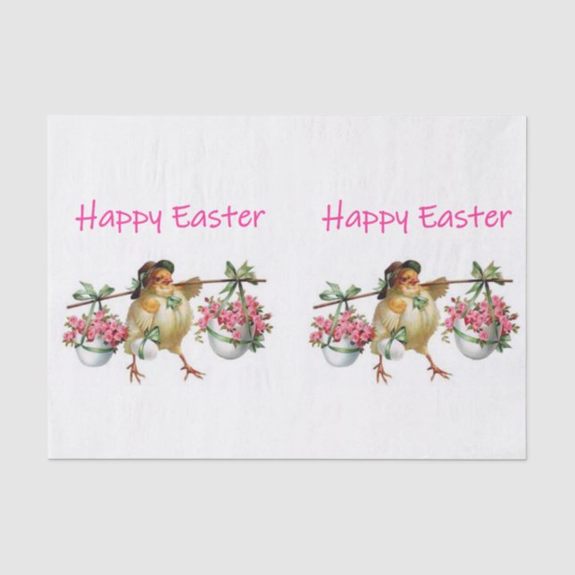 Decorative tissue paper easter (Front)