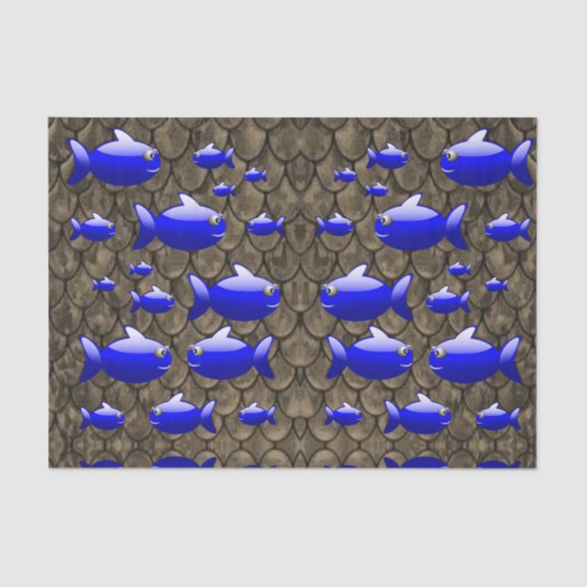 Decorative tissue paper Fish (Front)