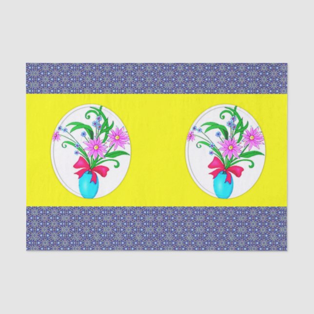 Decorative tissue paper Floral (Front)