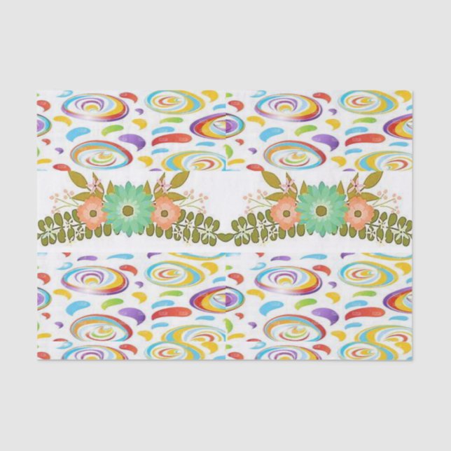 Decorative tissue paper Floral (Front)