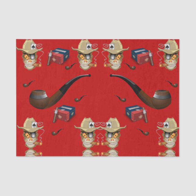 Decorative tissue paper mancave cigars (Front)