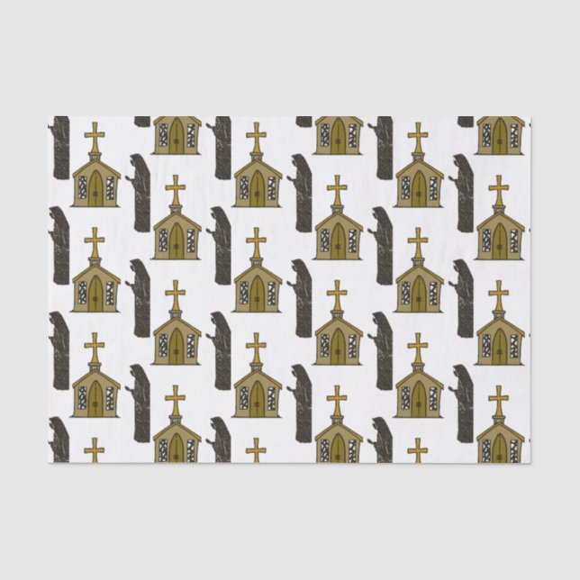 Decorative Tissue Paper Nun (Front)