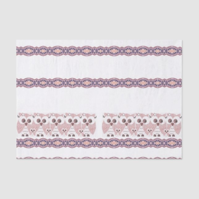 Decorative tissue paper Owl (Front)