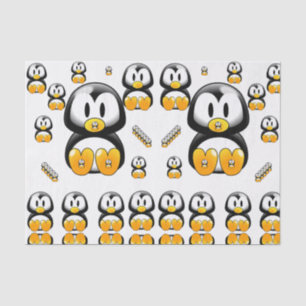 Decorative tissue paper penguiins