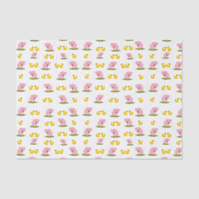 Decorative tissue paper Pig (Front)