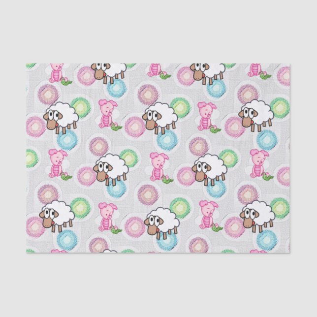 Decorative tissue paper Pig (Front)