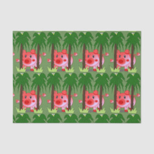 Decorative tissue paper Pig