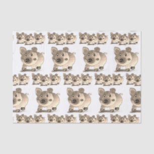 Decorative tissue paper Pig