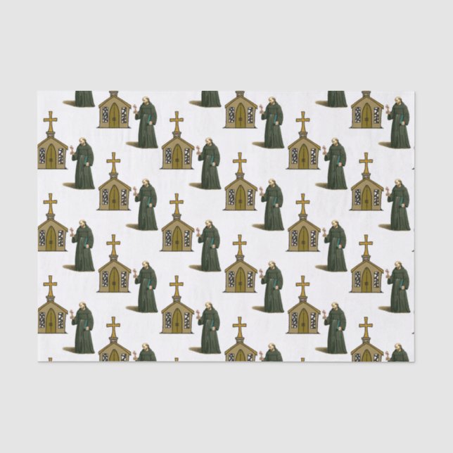 Decorative Tissue Paper Priest (Front)
