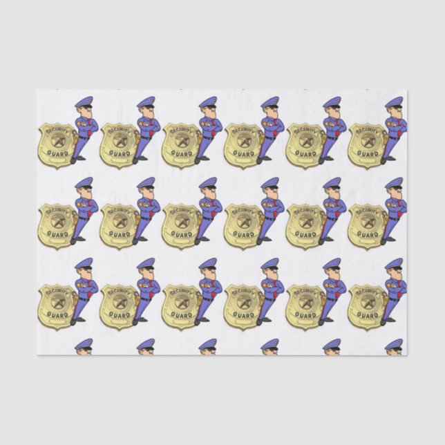 Decorative Tissue Paper Security Guard (Front)