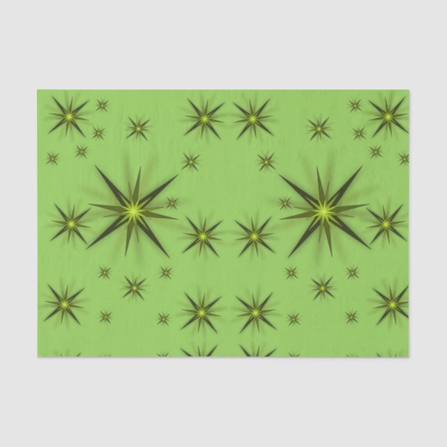 Decorative tissue paper stars (Front)