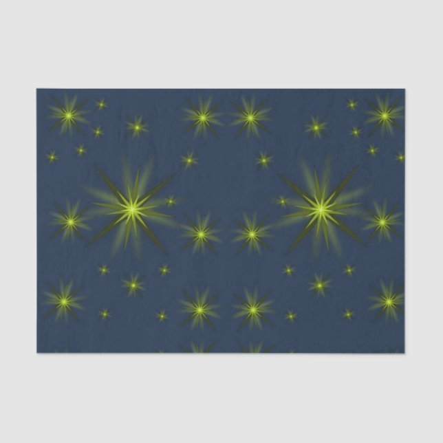 Decorative tissue paper stars (Front)
