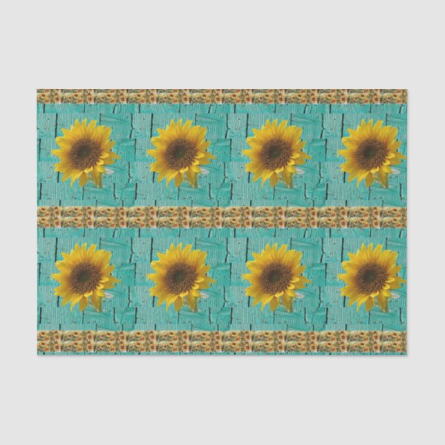 Decorative tissue paper Sunflower (Front)