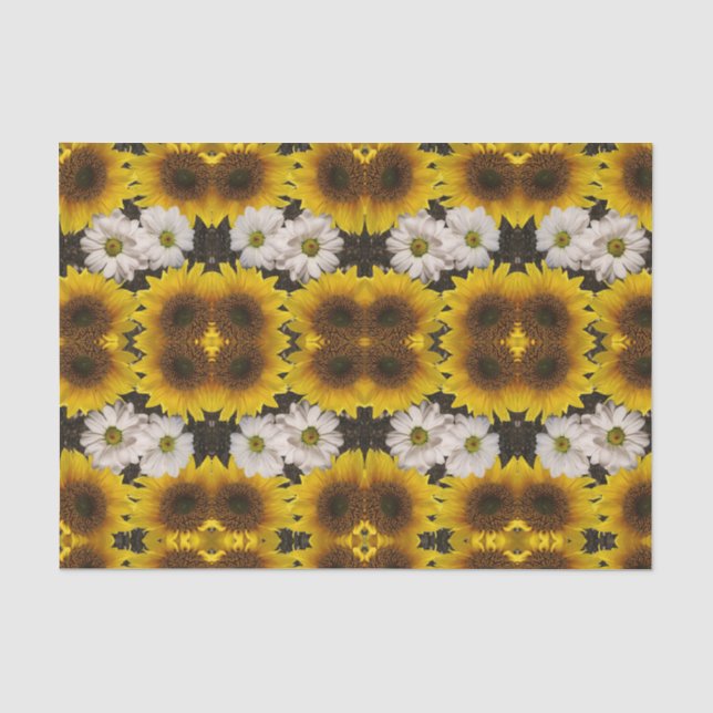 Decorative tissue paper Sunflower (Front)