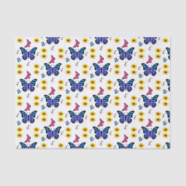 Decorative tissue paper Sunflower (Front)