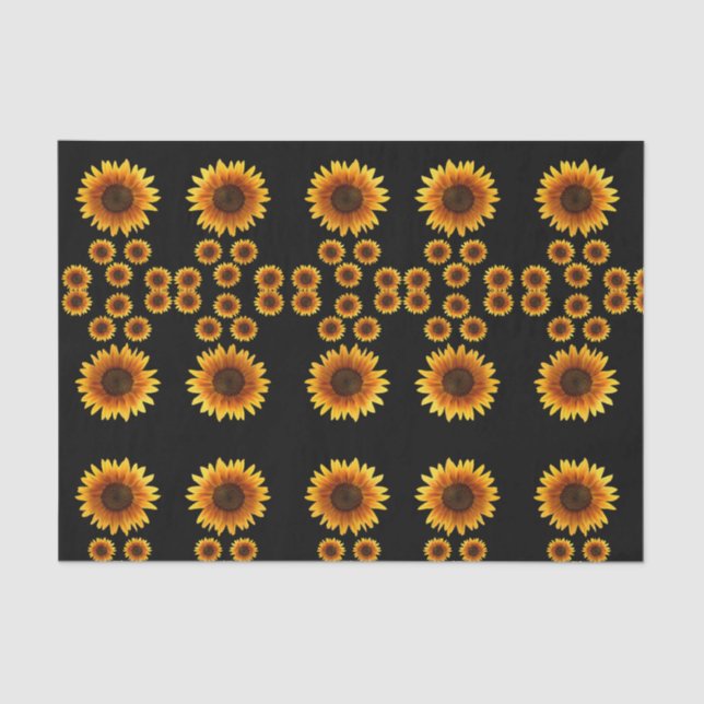 Decorative tissue paper Sunflower (Front)