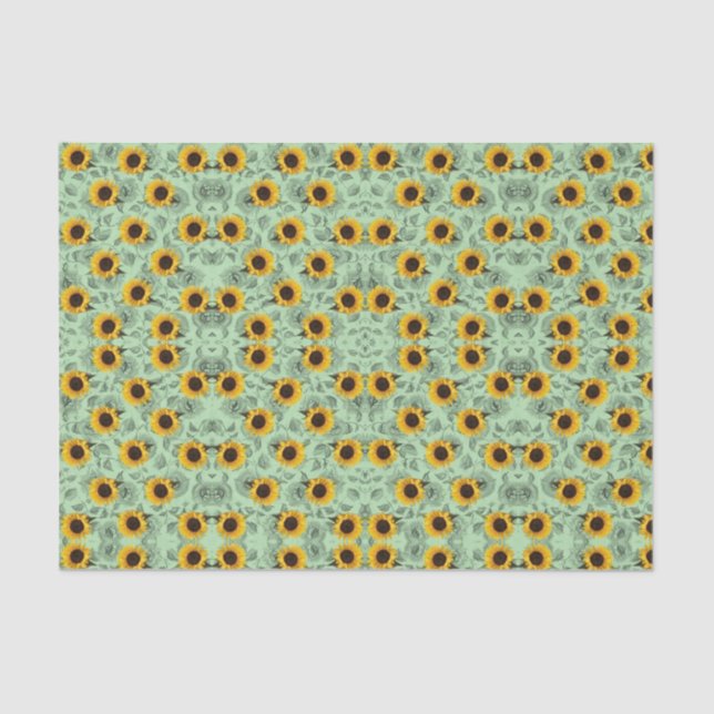 Decorative tissue paper Sunflower (Front)