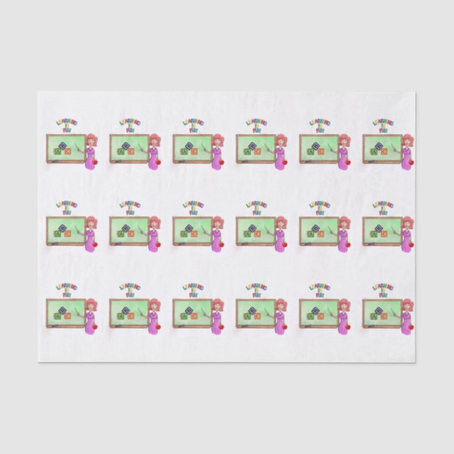 Decorative Tissue Paper Teacher (Front)