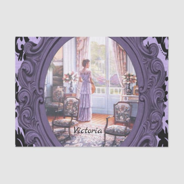 Decorative tissue paper vintage photos (Front)
