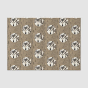 Decorative tissue paper Wolf