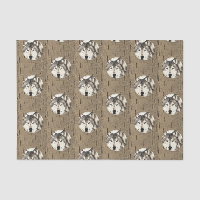 Decorative tissue paper Wolf (Front)