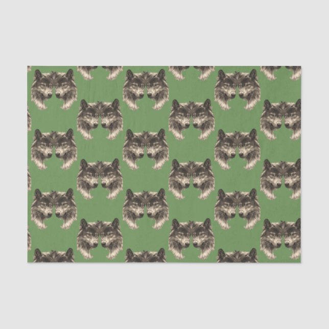 Decorative tissue paper Wolf (Front)