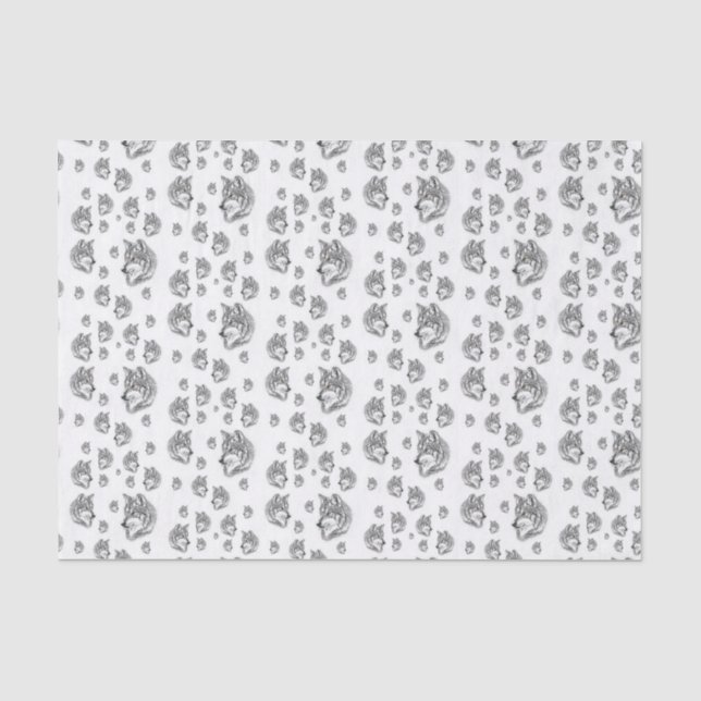 Decorative tissue paper Wolf (Front)