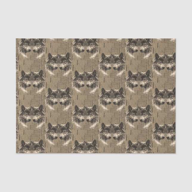 Decorative tissue paper Wolf (Front)