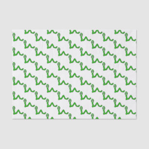 Decorative tissue paper worms