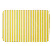 Decorative Trendy Elegant Yellow White Stripes