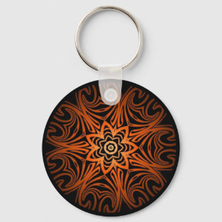 Decorative Two Tone kaleidoscope Keychain