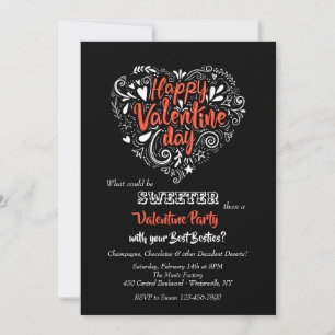 Decorative Valentine Invitation